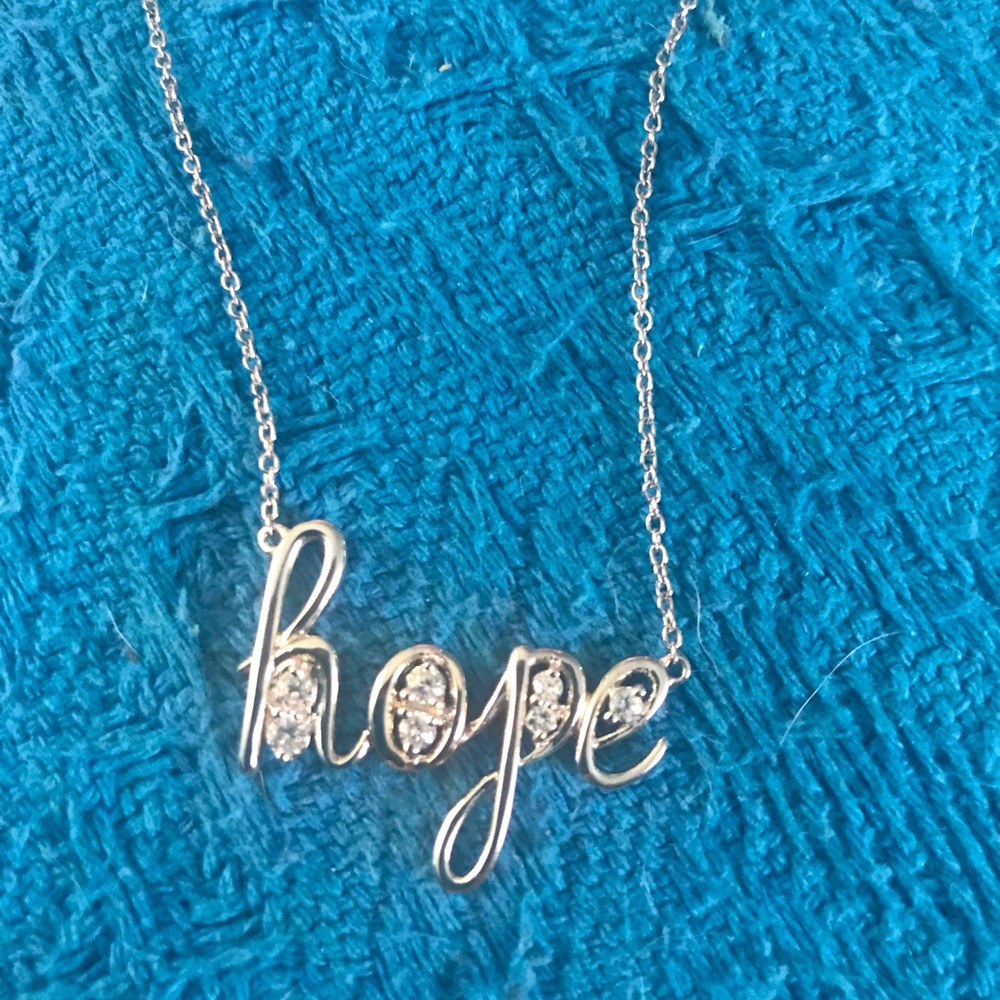Hope necklace sterling silver 925